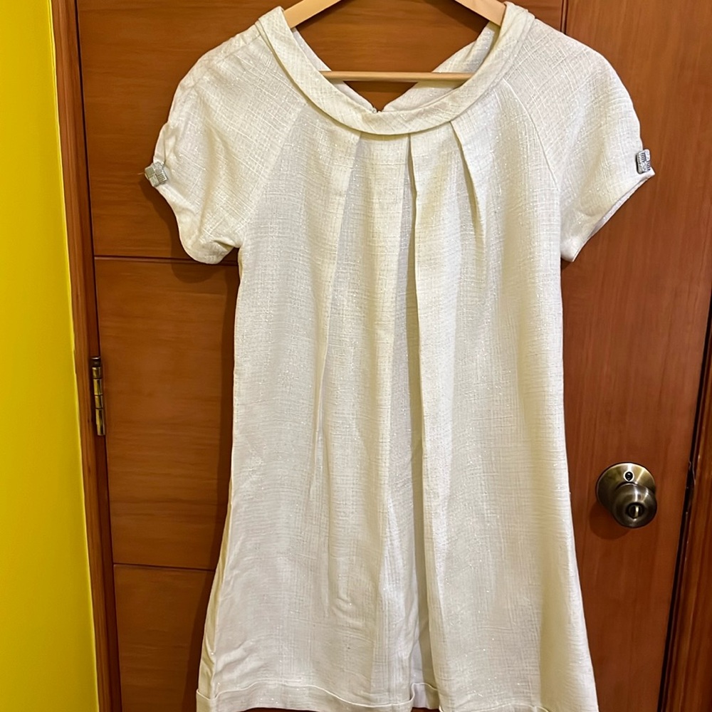 Shimmery shift dress mini